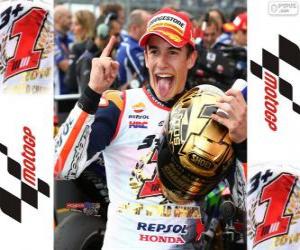 Puzzle Marc Márquez, 2014 Παγκόσμιο πρωταθλητή του MotoGP