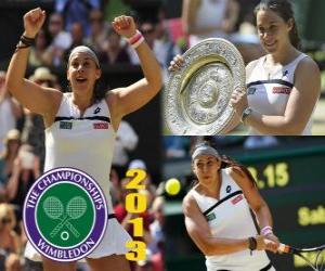 Puzzle Marion Bartoli πρωταθλητής Wimbledon 2013