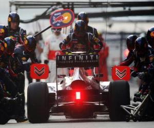 Puzzle Mark Webber - Red Bull - Σαγκάη, 2011