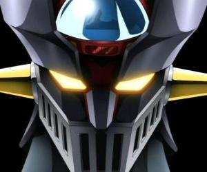 Puzzle Mazinger Z, επικεφαλής του γιγαντιαίου Super Robot, αστέρι του περιπέτειες στην manga σειρά Mazinger Z