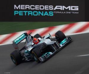 Puzzle Mercedes W03 - 2012 -