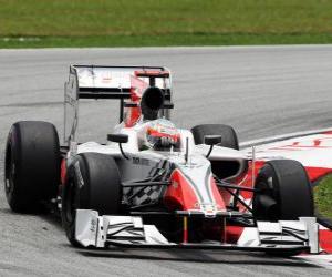 Puzzle Narain Karthikeyan - HRT - Sepang 2011