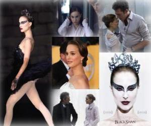 Puzzle Natalie Portman υποψήφια για Όσκαρ το 2011 ως καλύτερη ηθοποιός για Μαύρος Κύκνος