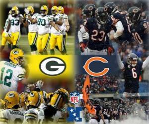 Puzzle NFC τελικό πρωταθλήματος 2010-11, Green Bay Packers Σικάγο εναντίον Bears