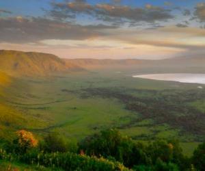 Puzzle Ngorongoro Κρατήρας, Ngorongoro Conservation Χώρο, Τανζανία