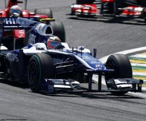 Puzzle Nico Hulkenberg - Williams - Interlagos 2010