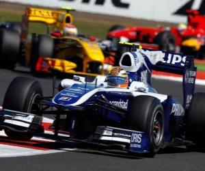 Puzzle Nico Hülkenberg - Williams - Silverstone 2010