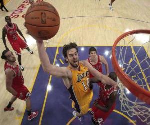 Puzzle Pau Gasol πρόκειται για μια slam dunk