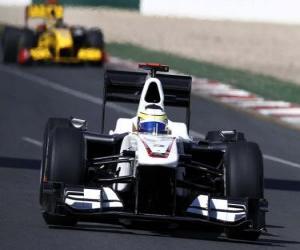 Puzzle Pedro de la Rosa - Sauber BMW - Μελβούρνη 2010