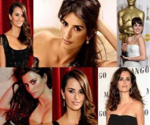 Puzzle Penelope Cruz είναι η πρώτη ισπανική ηθοποιός για να πάρετε μια χάρη Όσκαρ για την ταινία Vicky Cristina Barcelona σε σκηνοθεσία Γούντι Άλεν.