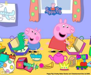 Puzzle Peppa Pig και Γιώργος