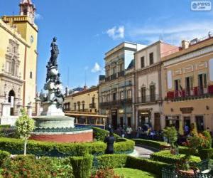 Puzzle Plaza de la Paz, Guanajuato, Μεξικό