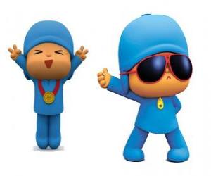 Puzzle Pocoyo είναι ένα νεαρό αγόρι, παιχνιδιάρικο και διασκεδαστικό, που ανακαλύπτει τον κόσμο