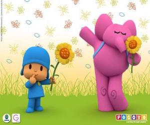 Puzzle Pocoyo και Elly το Elephant