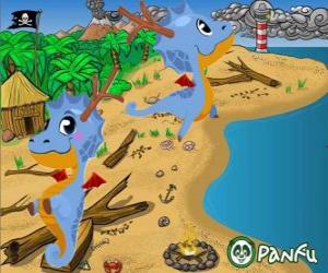 Puzzle Pokopet Dragon από Panfu, ένας δράκος