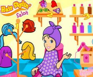 Puzzle Polly Pocket στο σαλόνι ομορφιάς