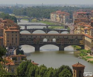 Puzzle Ponte Vecchio, Φλωρεντία, Ιταλία