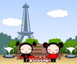 Puzzle Pucca και Garu στο Παρίσι