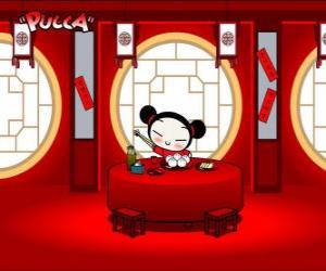 Puzzle Pucca φαγητό