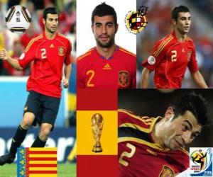 Puzzle Raul Albiol (σκοτώνεται από μια καρφίτσα) Ισπανική άμυνα της ομάδας