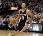 Tony Parker παίζει ένα παιχνίδι μπάσκετ