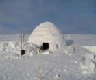 Igloo, χιόνι θόλου σπίτι