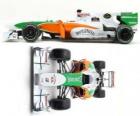 Αεροφωτογραφία πλευρά της Force India VJM03