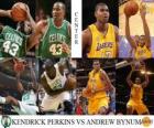 Τελικοί του ΝΒΑ 2009-10, Σέντερ, Perkins Kendrick (Σέλτικς) vs Bynum Andrew (Λέικερς)