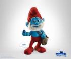 Papa Smurf είναι το παλαιότερο και ο αρχηγός του χωριού Στρουμφ - Τα Στρουμφάκια, ταινία -