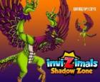 Archaeopteryx. Invizimals Shadow Zone. Μια επιθετική δεινόσαυρος που φέρουν, η μητέρα όλων των πτηνών