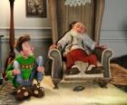 Arthur Christmas με ο παππούς του