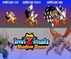 Sandflame Cub, Sandflame Scout, Sandflame Max. Invizimals Shadow Zone. Αυτά τα Invizimals έχουν προστατεύεται για αιώνες τους τάφους των Φαραώ