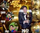 Νικητής d'Or 2012 της FIFA Ballon Lionel Messi