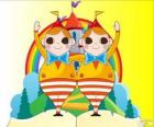 Δύο νέα δίδυμα, Tweedledum και Tweedledee