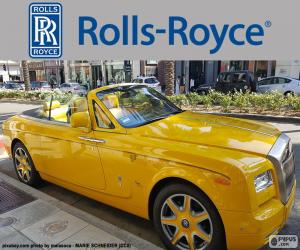 Puzzle Rolls-Royce κίτρινο