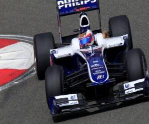 Puzzle Rubens Barrichello - Williams - Σανγκάη 2010