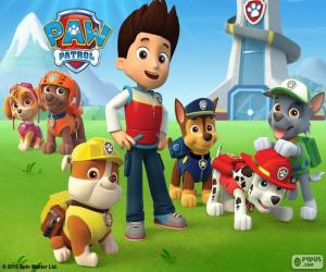 Puzzle Ryder και σκύλοι Paw Patrol