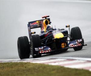 Puzzle Sebastian Vettel - Red Bull - Σαγκάη 2010