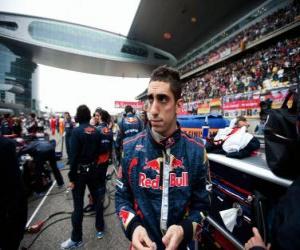 Puzzle Sebastien Buemi - Toro Rosso - Σαγκάη 2010