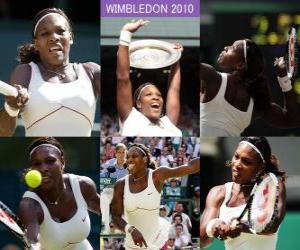 Puzzle Selena Williams 2010 Wimbledon Champion