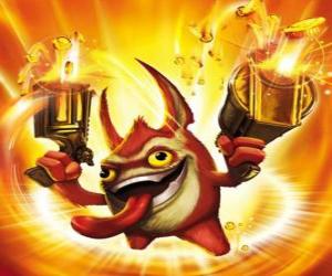 Puzzle Skylander Trigger Happy, ο βασιλιάς της σκανδάλης. Tech Skylanders