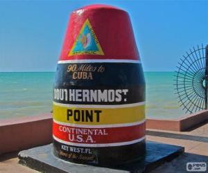 Puzzle Southernmost Point, (νοτιότερο), Key West, Φλώριδα, Ηνωμένες Πολιτείες