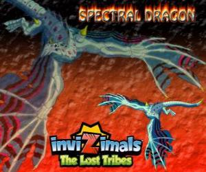 Puzzle Spectral Dragon. Invizimals The Lost Tribes. Κακό invizimal που εξασφαλίζει την εύκολη Τορκουάτο, εάν είμαστε θαρραλέοι, να έχουν στο πλευρό σας