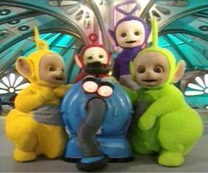 Puzzle Teletubbies με Noo-noo, η ηλεκτρική σκούπα που φροντίζει για τους