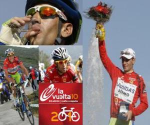 Puzzle Vicenzo Nibali (Liquigas) πρωταθλητής του Γύρου της Ισπανίας 2010