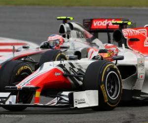 Puzzle Vitantonio Liuzzi - HRT - Silverstone 2011