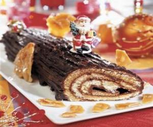 Puzzle Yule log