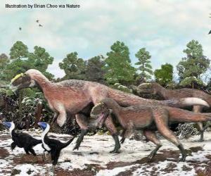 Puzzle Yutyrannus με σχεδόν 9 μέτρα μήκους είναι το μεγαλύτερο δεινοσαύρων με γνωστά φτερά