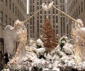 Puzzle Άγγελοι στο Rockefeller Center