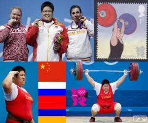 Puzzle Άρση βαρών πάνω από 75 kg γυναικών London 2012